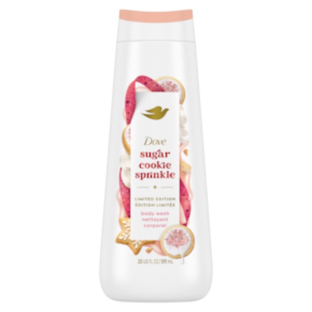 Dove Sugar Cookie Sprinkle Body Wash - Limited Edition White & Pink